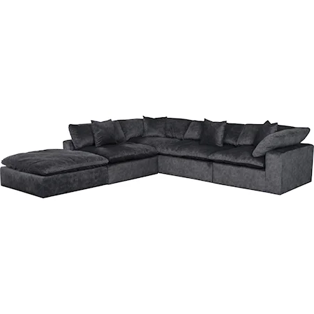 L-Shaped Sectional Sofa with Chaise